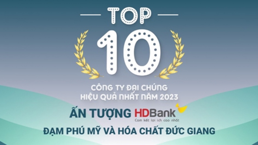 HDBank among top 10 listed companies of 2023: Vietnam Report