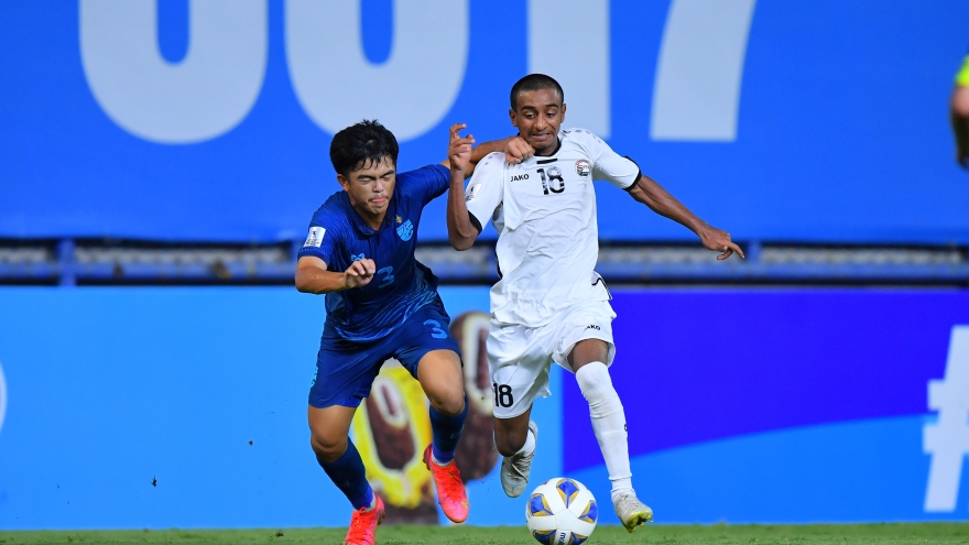 Bảng xếp hạng U17 châu Á 2023 mới nhất: U17 Thái Lan toàn thắng