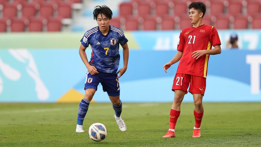 Kết quả U17 châu Á: U17 Việt Nam thua đậm Nhật Bản