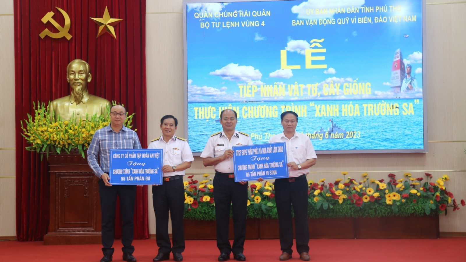 Phú Thọ gửi tặng 20.000 cây xanh ra Trường Sa