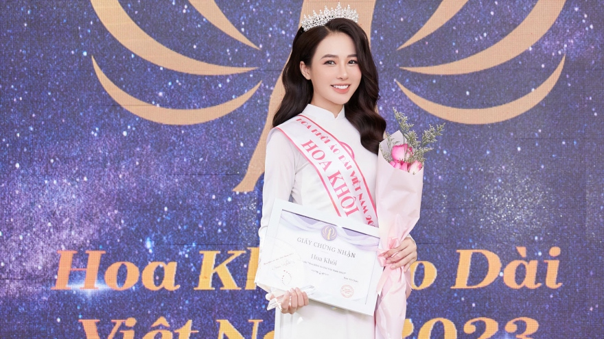 Ha Trang crowned Miss Ao Dai Vietnam 2023