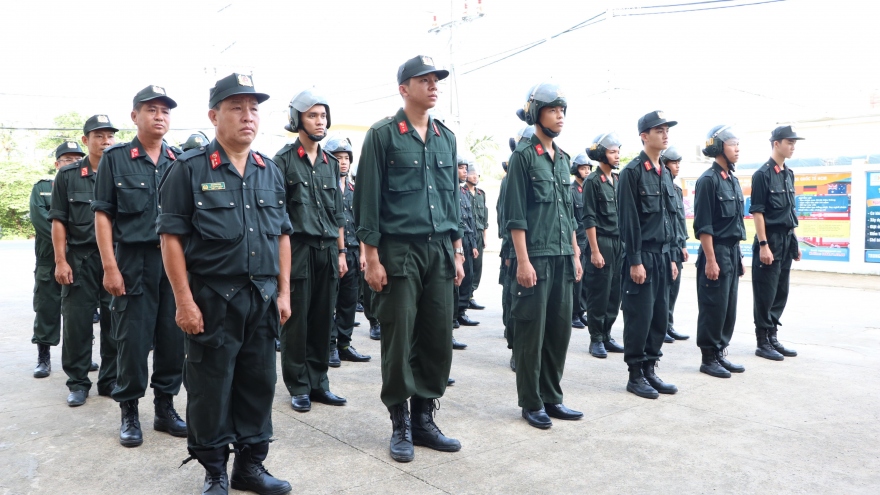 Ra mắt Đại đội Cảnh sát cơ động tại Phú Quốc