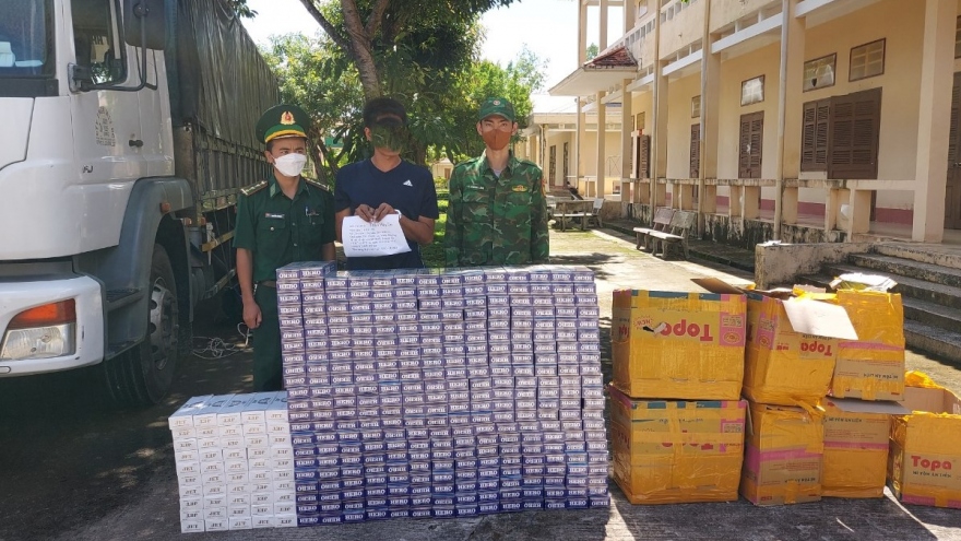Kiên Giang: Bắt giữ hàng ngàn gói thuốc lá lậu