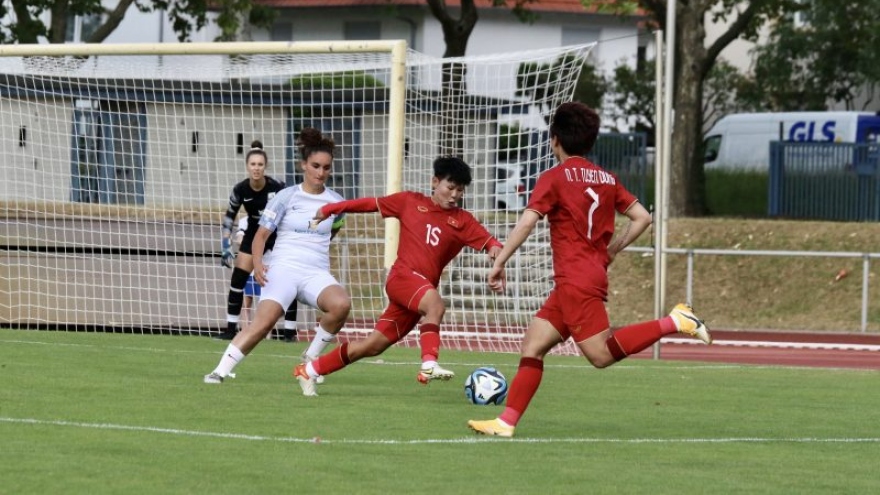 Đội tuyển bóng đá nữ Việt Nam thắng trận giao hữu thứ hai ở Đức