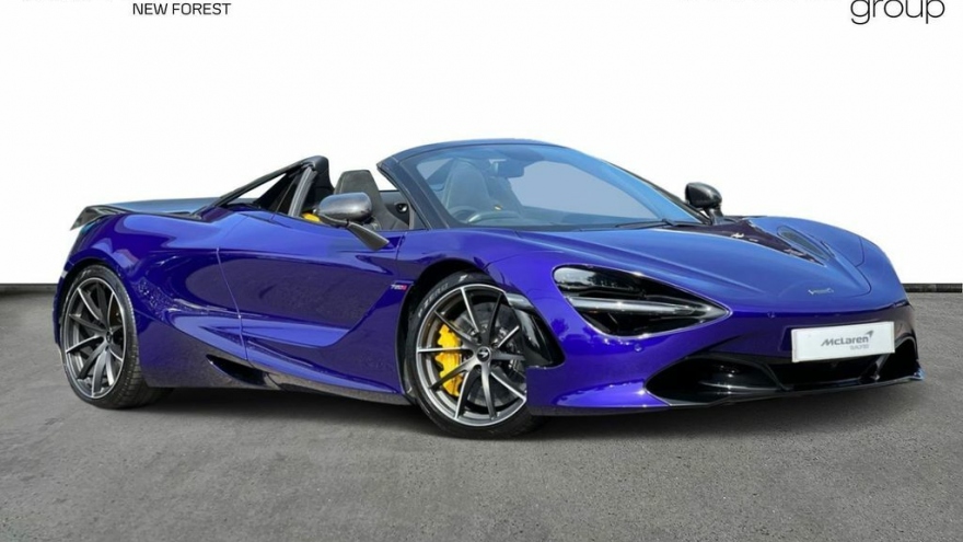 Rao bán McLaren 720S Spider màu Lantana Purple của tay đua Daniel Ricciardo