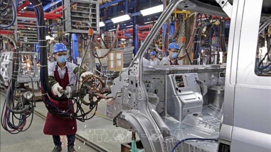 May industrial production index inches up 2.2%