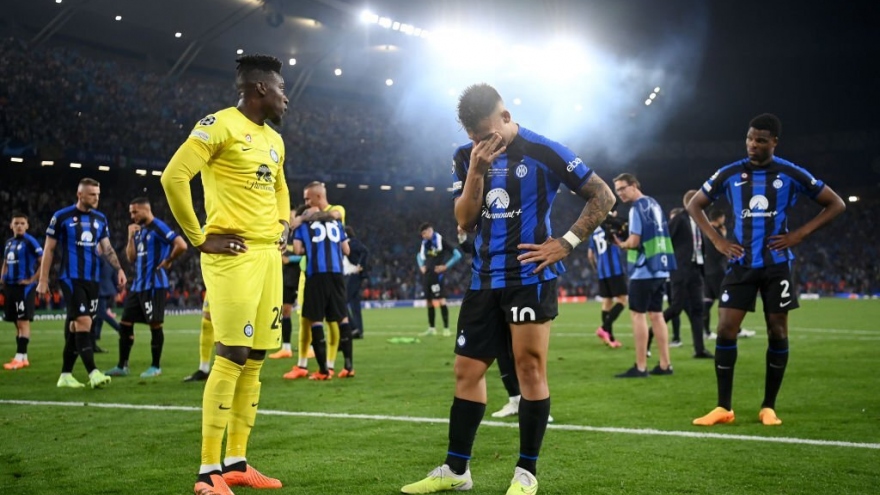 Inter Milan hoàn tất cái kết buồn của bóng đá Italia tại Cúp châu Âu 2022/2023
