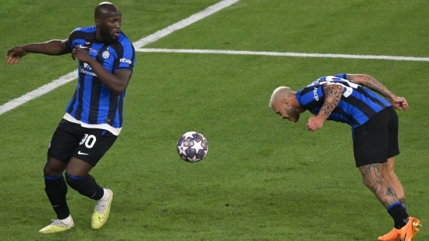 Lukaku ngăn cản đồng đội ghi bàn, Inter Milan nhìn Man City vô địch Cúp C1 châu Âu