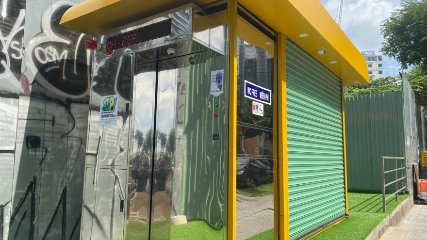 A close look at five-star public restrooms taking shape in HCM City