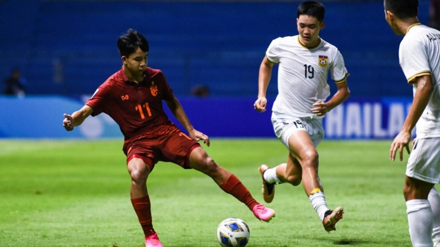 Bảng xếp hạng U17 châu Á 2023: U17 Lào suýt gây sốc trước U17 Thái Lan