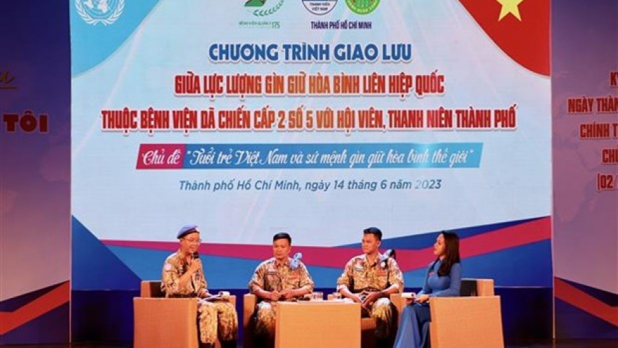 Exchange held for HCM City youth, Vietnamese peacekeepers