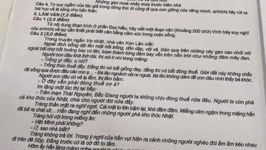 Thanh tra Bộ GD-ĐT khẳng định sẽ xử phạt nghiêm minh cá nhân, tổ chức làm lộ đề thi