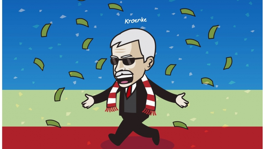 Biếm họa 24h: Ông chủ Arsenal ''mạnh tay'' trên thị trường chuyển nhượng