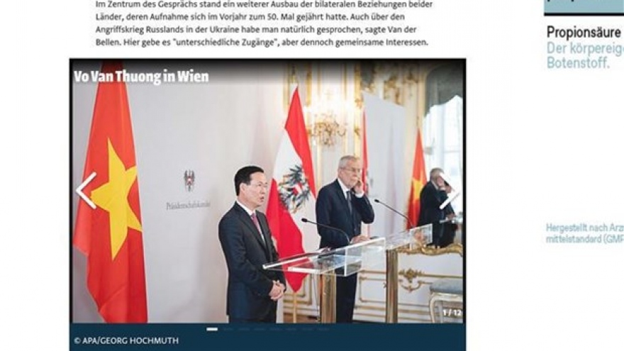 Austrian media spotlights President’s official visit