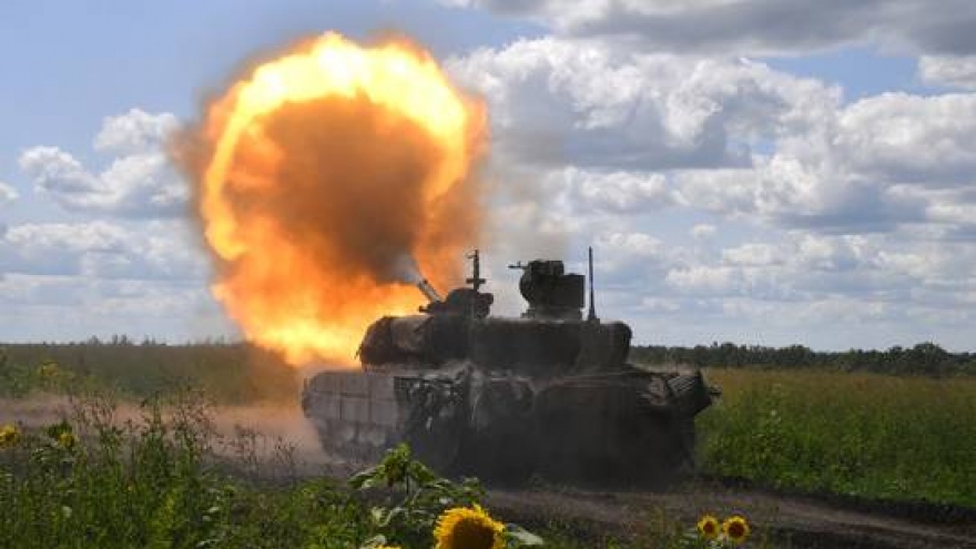 Xe tăng Nga phá hủy đoàn xe bọc thép của Ukraine, chặn đứng nỗ lực tấn công