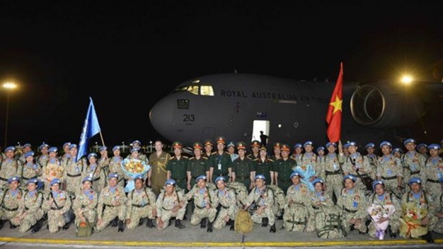 Level-2 Field Hospital Rotation 4 returns home from South Sudan