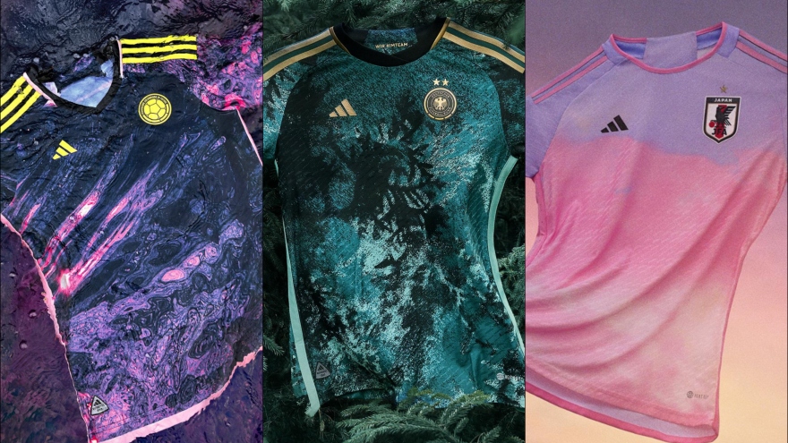 Top 10 mẫu áo đấu ấn tượng nhất ở VCK World Cup nữ 2023