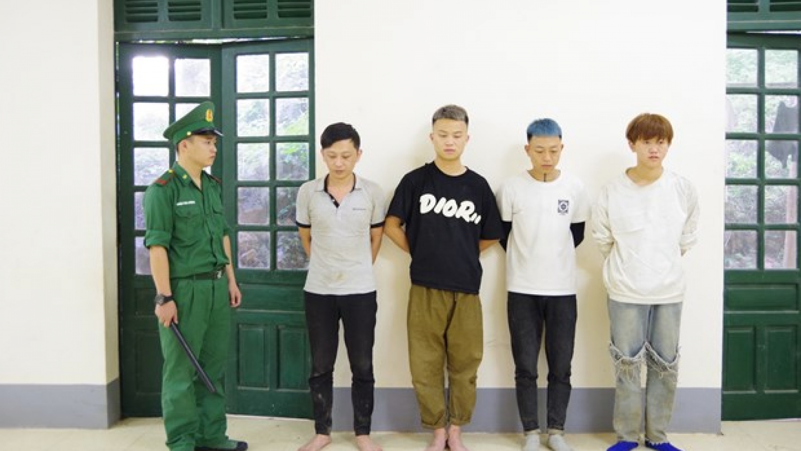 Cao Bang border guards detect foreigners with illegal entry