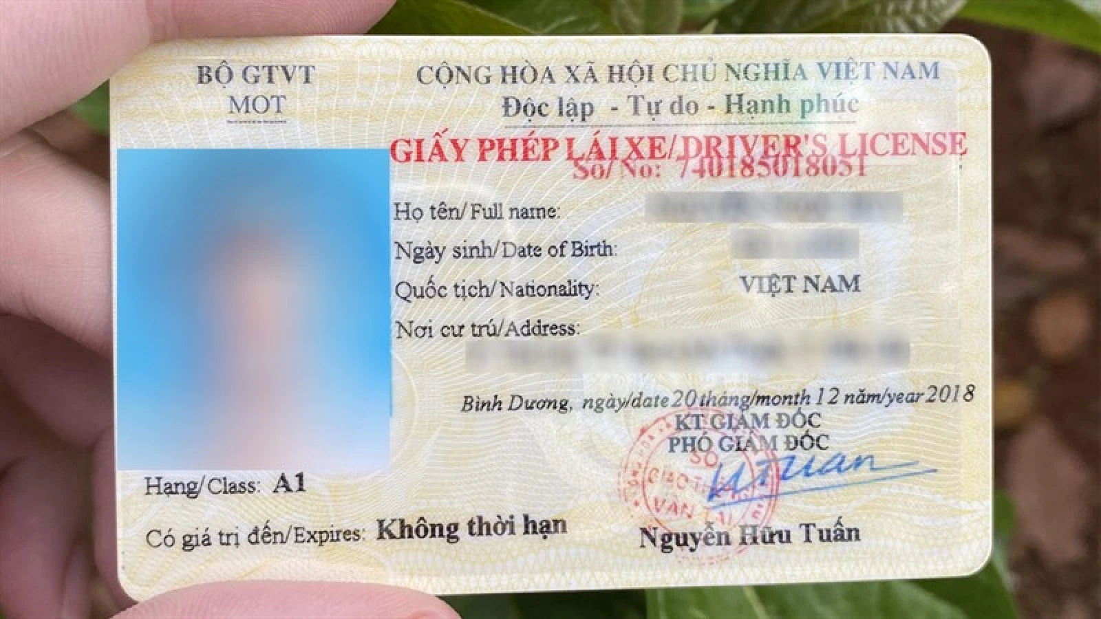 Thay đổi phân hạng giấy phép lái xe, người dân có phải làm lại?