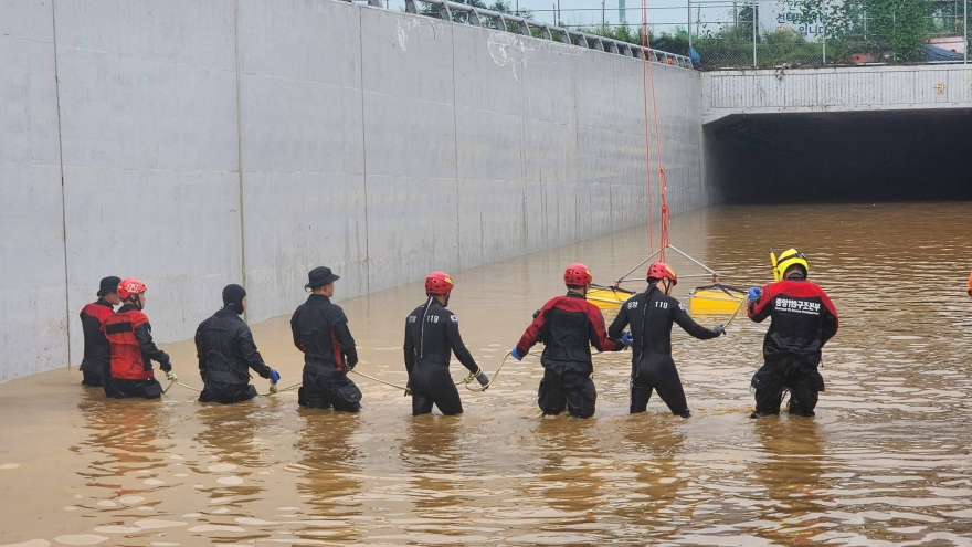 Ít nhất 31 người thiệt mạng do mưa lớn ở Hàn Quốc