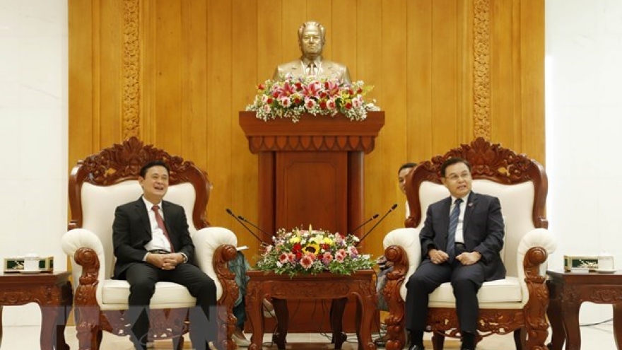 Lao leaders praise cooperation between Nghe An, Lao localities