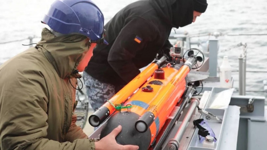 Vũ khí giúp Ukraine đối phó trận địa thủy lôi Nga
