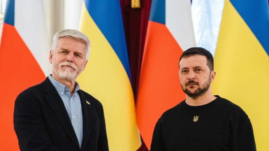 Tổng thống Ukraine tới Praha để hội đàm với các quan chức đứng đầu của Séc
