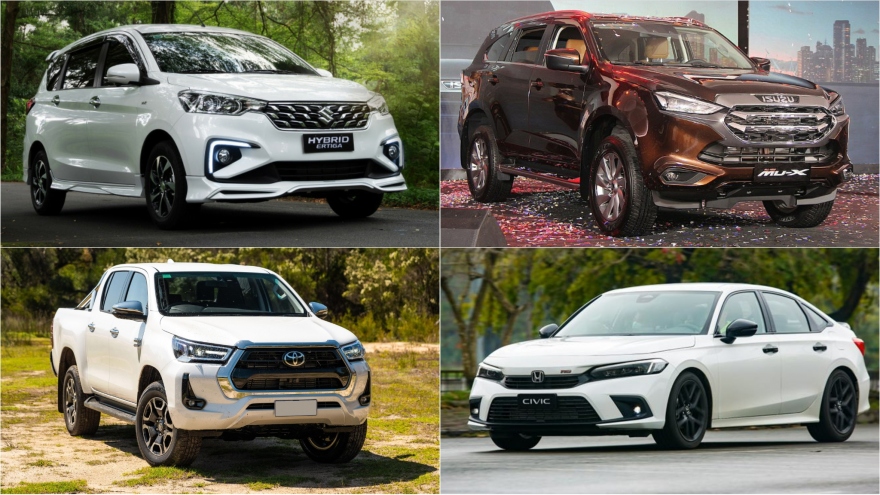 Top 10 mẫu xe bán chậm nhất tháng 6: Xe Nhật chiếm ưu thế