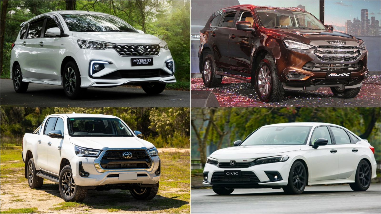 Top 10 mẫu xe bán chậm nhất tháng 6: Xe Nhật chiếm ưu thế