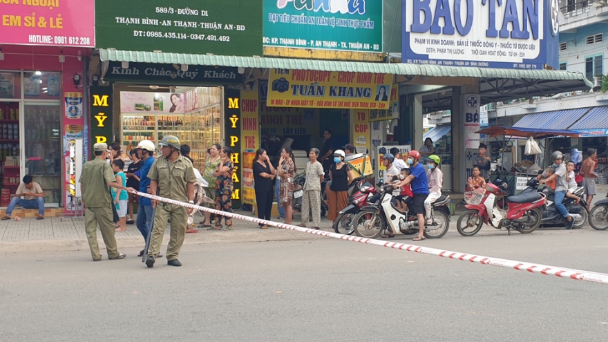 Truy tìm nghi phạm cắt cổ người phụ nữ bán cá ở Bình Dương