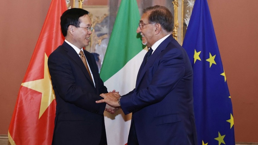 Chủ tịch nước Võ Văn Thưởng gặp Chủ tịch Thượng viện Italia