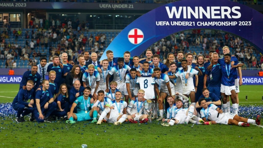 U21 Anh vô địch U21 châu Âu 2023 với thành tích “vô tiền khoáng hậu”