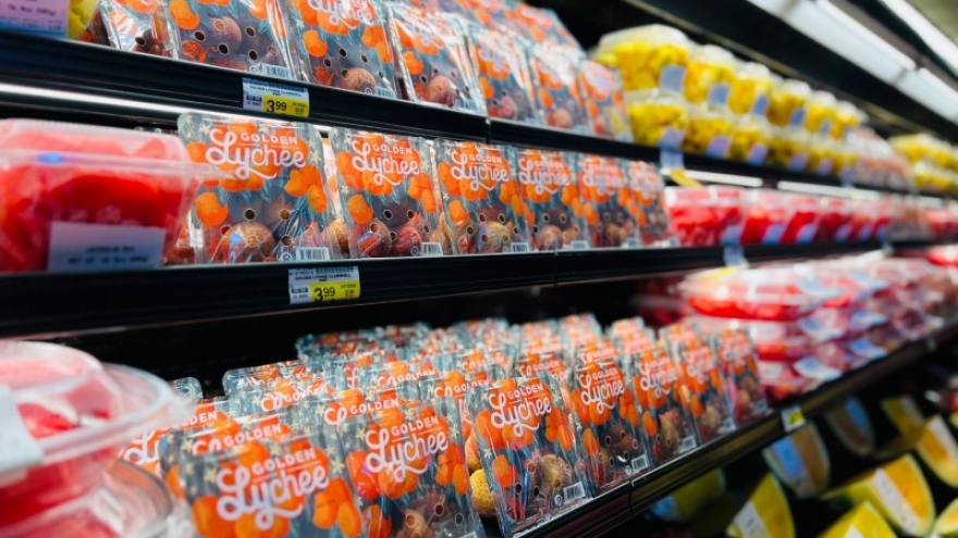 Vietnamese fresh lychee hits US supermarket shelves