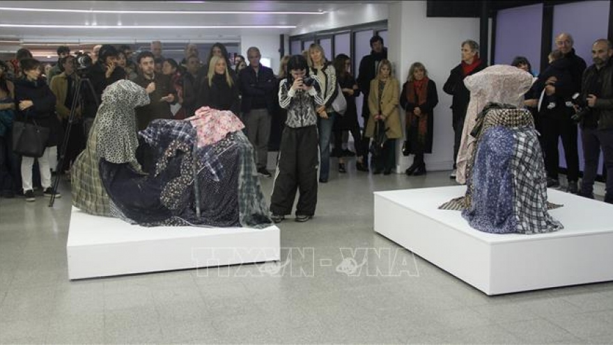 Vietnamese artwork displayed at BIENALSUR 2023 exhibition in Argentina