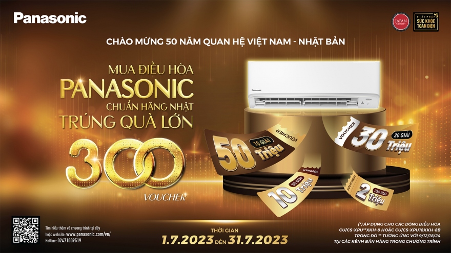 Nhận 300 voucher ưu đãi lớn khi mua điều hòa Panasonic chuẩn hãng Nhật