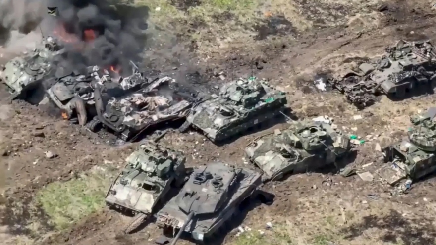 Nga tuyên bố phá hủy 4 xe tăng Leopard trong một ngày ở Zaporizhzhia