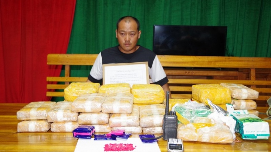 Transnational drug ring busted in Dien Bien