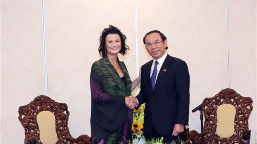 HCM City's leader receives Belgian Senate President