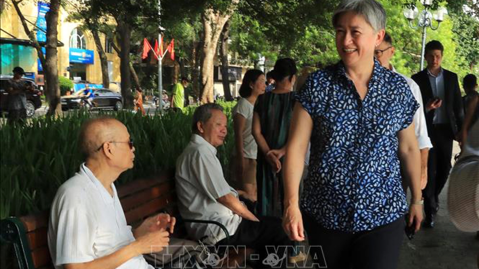 Penny Wong explores Hanoi landmark, samples coffee in Old Quarter