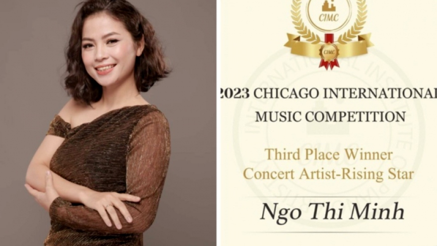 Opera singer Minh Minh finishes third at Chicago music competition