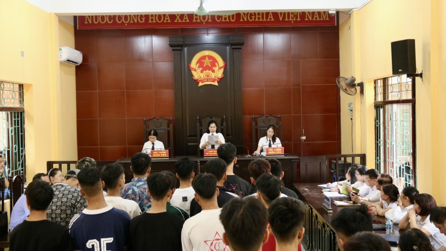 41 thanh thiếu niên lĩnh án vì gây rối trật tự ở Lạng Sơn