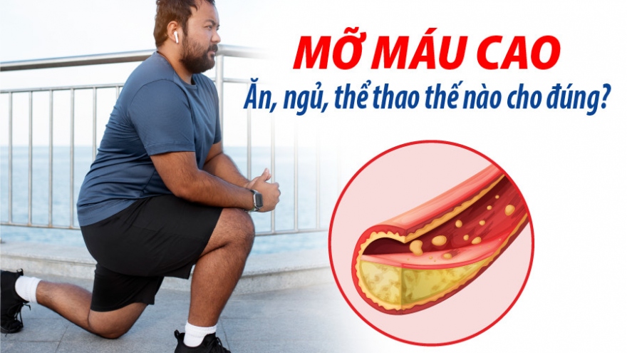 Mỡ máu cao – Ăn, ngủ, thể thao thế nào cho đúng?