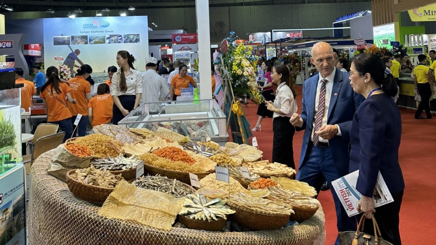 Seafood products promoted at International fisheries expo in HCM City
