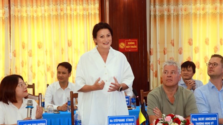 Belgian Senate President visits Quang Tri province