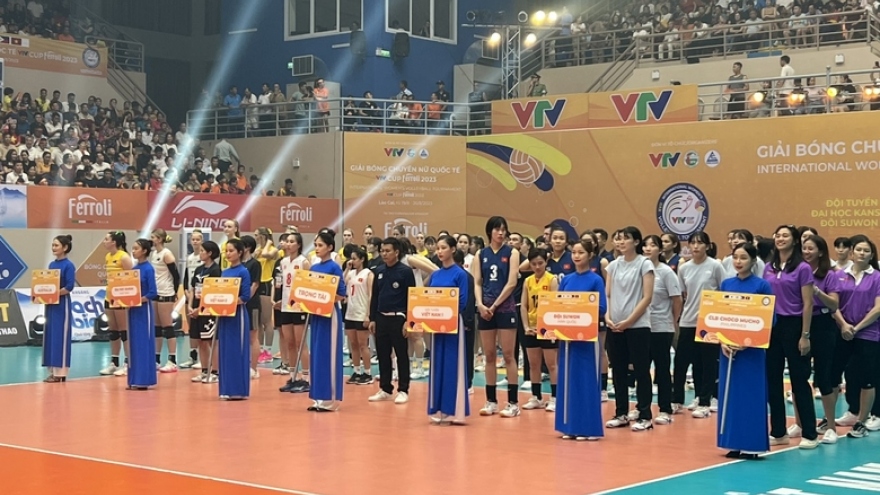 Khai mạc Giải bóng chuyền nữ quốc tế (VTV Cup) tại Lào Cai
