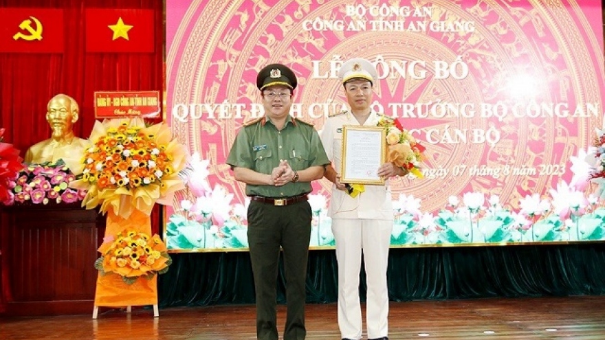 Đại tá Nguyễn Thanh Hà giữ chức Phó giám đốc Công an tỉnh An Giang