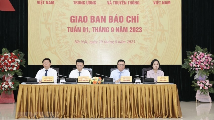 TTXVN đăng cai Giao ban Báo chí chuyên đề tháng 9/2023