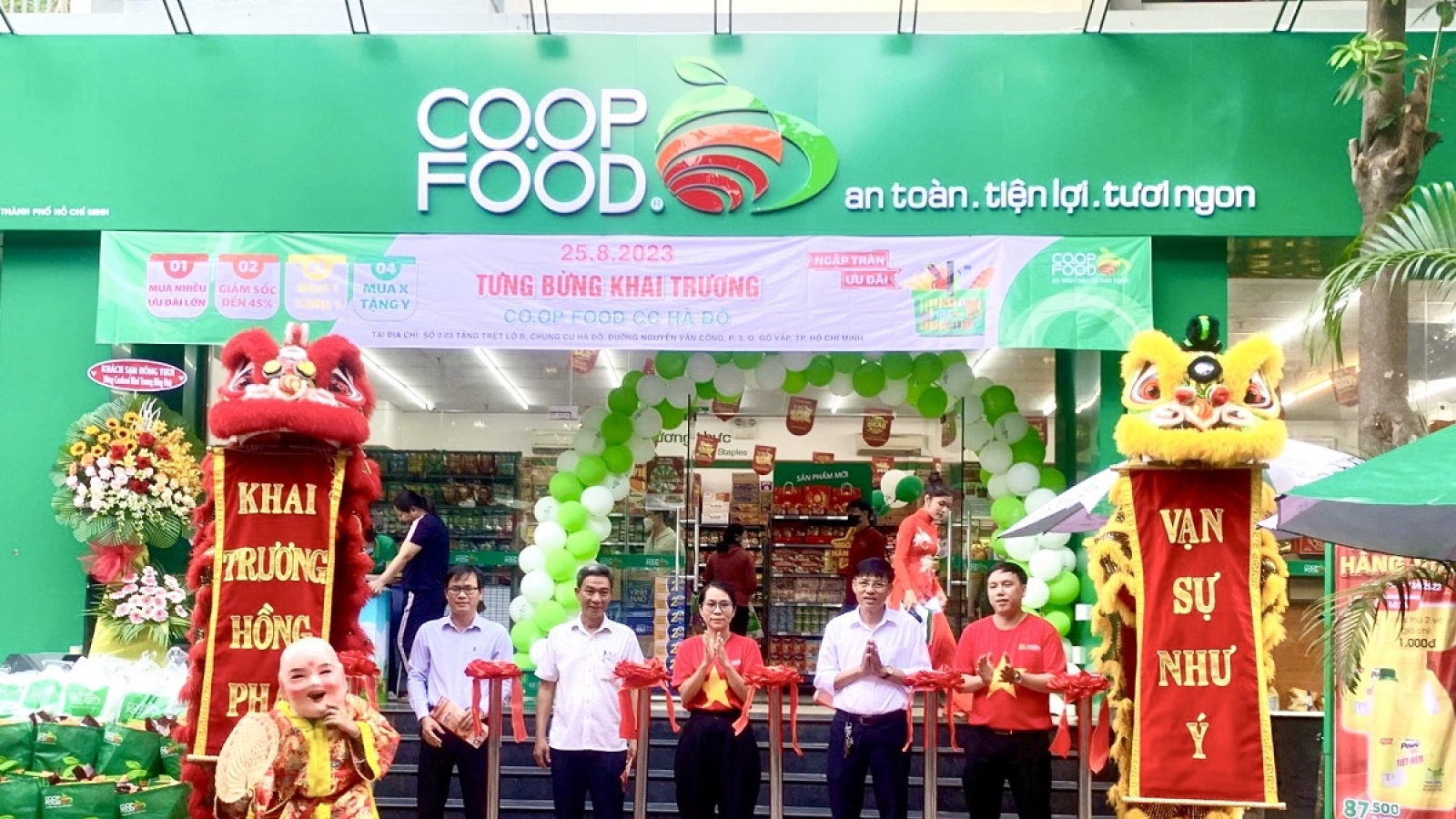 Hệ thống Co.op food tiếp tục mở rộng cửa hàng tại miền Trung và miền Nam