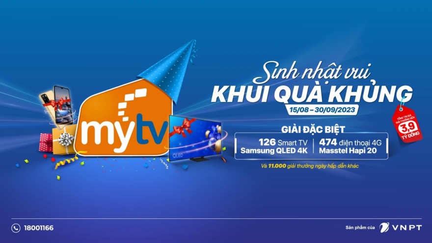 “Sinh nhật vui - Khui quà khủng” truyền hình MyTV tri ân khách hàng