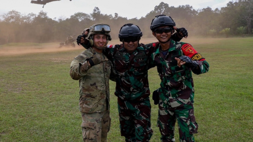 Mỹ-Indonesia và 5 quốc gia bắt đầu cuộc tập trận “Siêu lá chắn Garuda” 2023